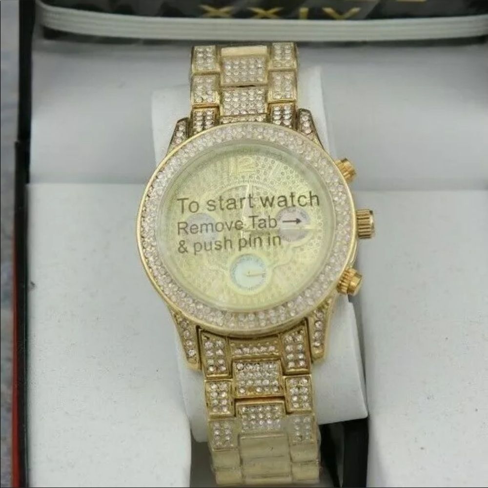Brand New In Box Akribos XXIV Gold Wrist Watch
